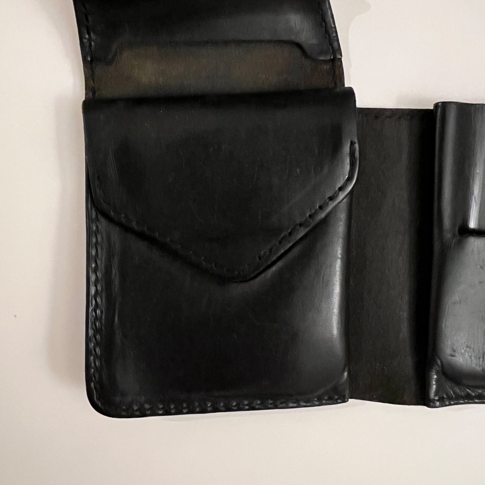 【Hender Scheme】Wallet Black cow leather ウォレット