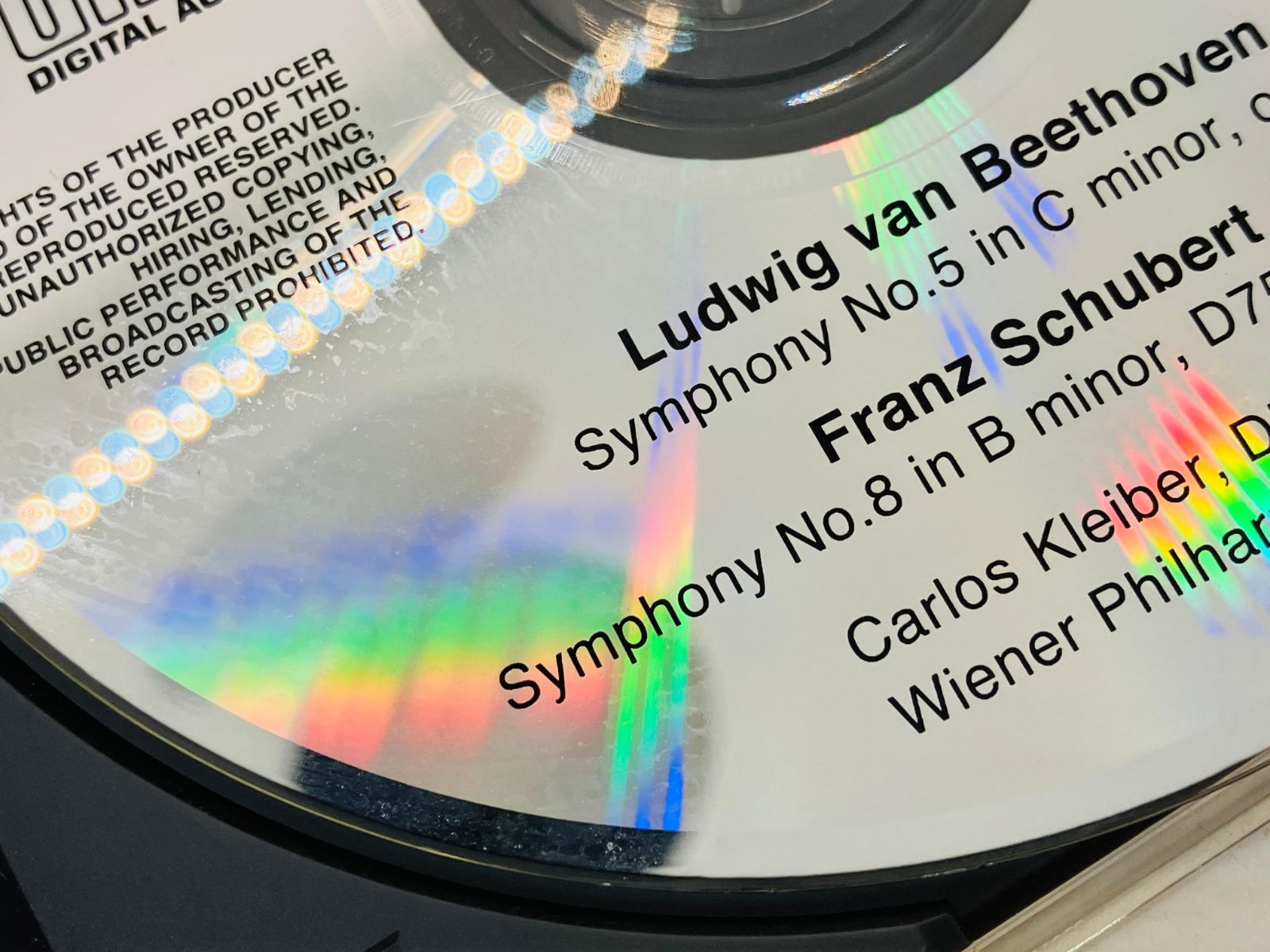 CD BEETHOVEN SYMPHONY Carlos Kleiber / ベートーヴェン シューベルト