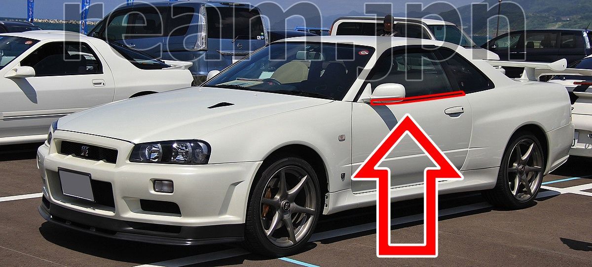 【新品未開封】　NISSAN SKYLINE GT-R(BNR34) 右向き 新品未開封】 NISSAN SKYLINE GT-R(BNR34) 右向き