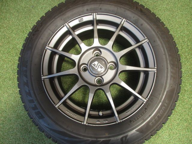 中古】 送料込み OZ MSW 175/65R14 スタッドレスタイヤ4本SET