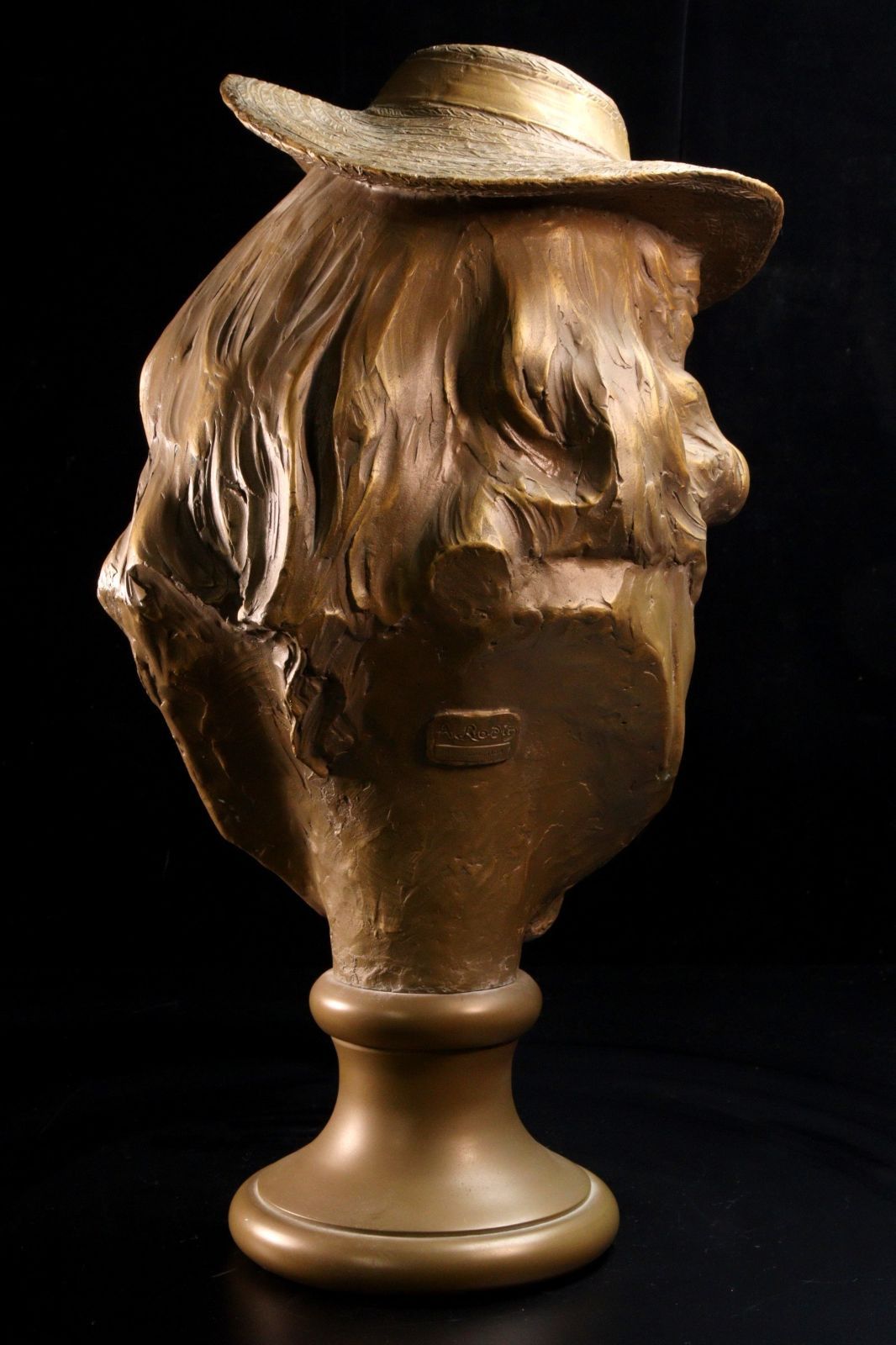 Auguste Rodin オーギュスト ロダン 花飾りのある帽子をかぶった少女 オーギュスト・ロダン ブロンズ製 「花飾りの帽子の少女」 56cm