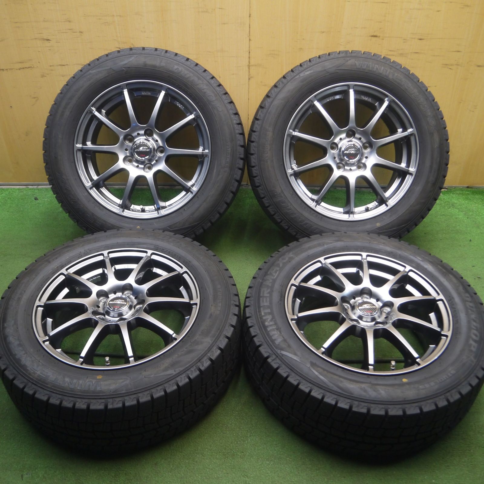 送料無料* バリ溝！22年！キレイ！ほぼ10分☆スタッドレス 215/60R16 