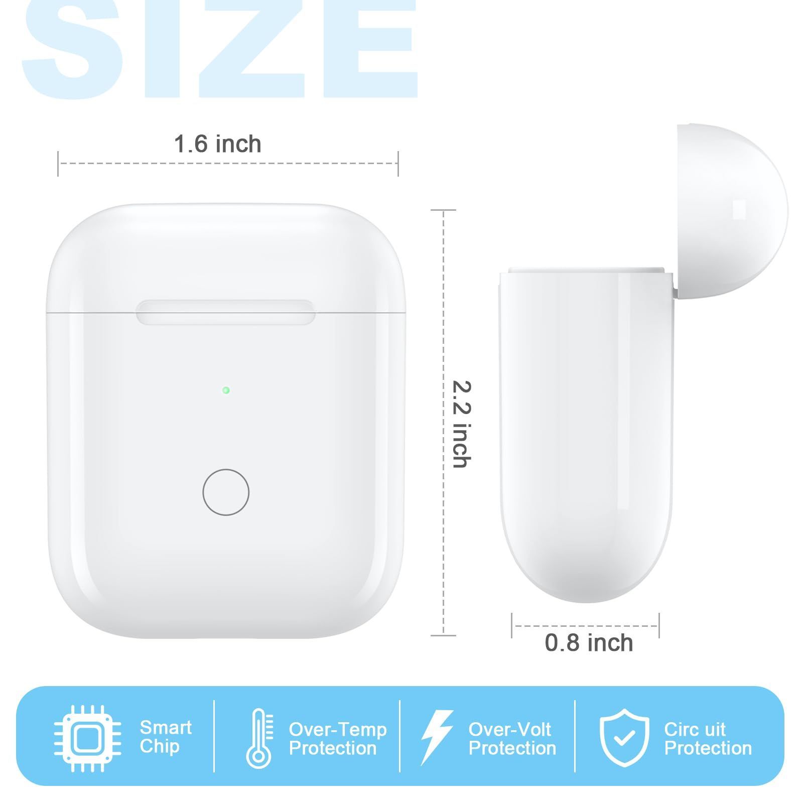 AirPods 充電ケース AirPods1 AirPods2 専用充電ケース エアーポッズ