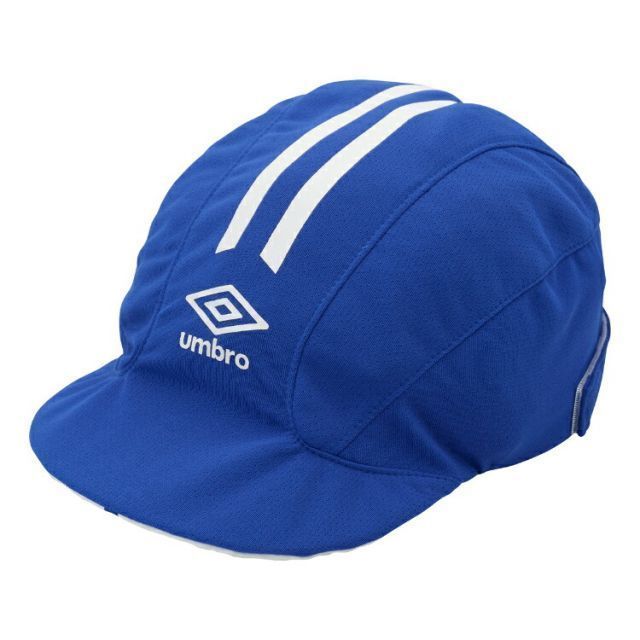 umbro アンブロ ジュニアクーリングフットボールプラクティスキャップ ブルー M UUDVJC05 BL | スポーツ スポーツ用品 運動 ウエア 小物 雑貨 ファッション小物 帽子 キャップ 機能性 UVカット 紫