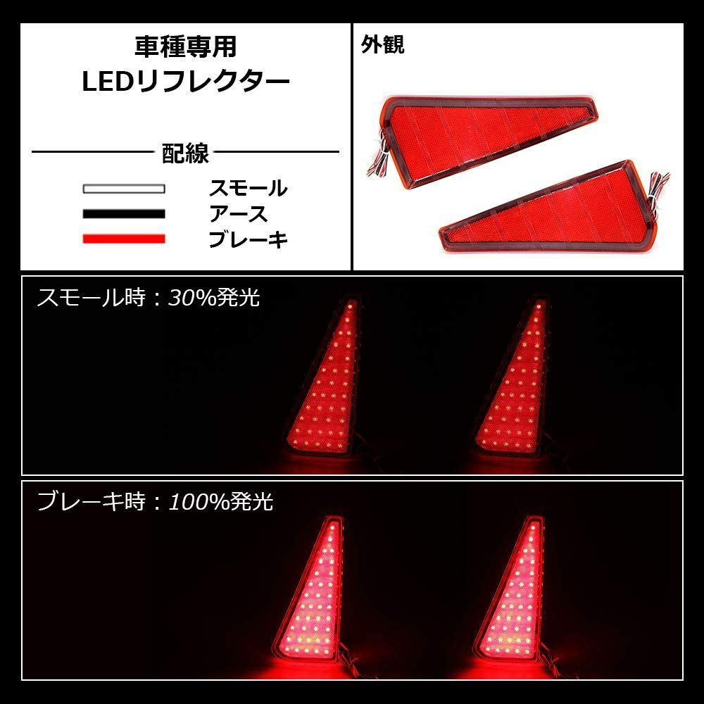 人気商品】ヴォクシー ノア 80系 LEDリフレクター 純正反射機能付き 車検対応 ヴォクシー80 ノア80 前期 後期 Si ZS 煌  エアログレード車 専用 LEDテールランプ トヨタ NOAH80 VOXY80 LED ブレーキランプ テールランプ リ - メルカリ