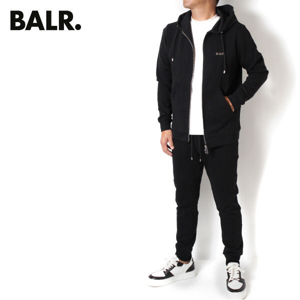 24AWモデル ボーラー BALR. Q-SERIES ZIPパーカースウェットパンツ上下 セットアップ【JET BLACK】  B1269.1001+B1411.1106 JET BLACK/【2024-25AW】m-tops - メルカリ