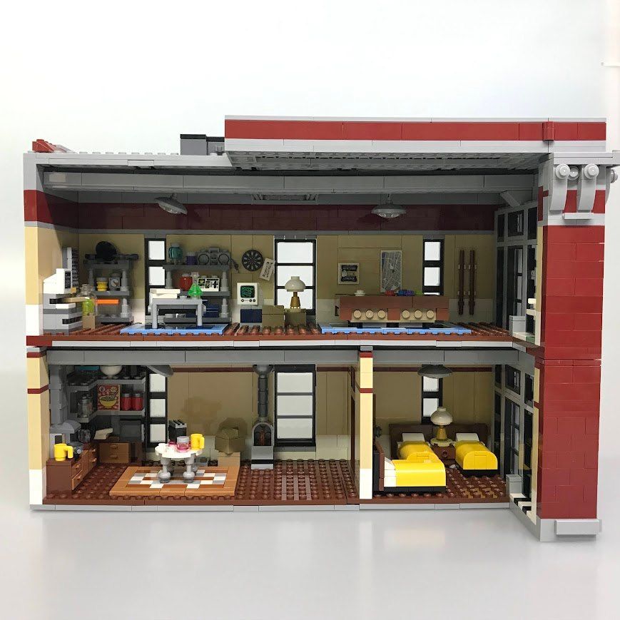 【即決送料込み】国内正規品 純正レゴ75827 ゴーストバスターズ 消防署本部 LEGO 75827 ゴーストバスターズ 消防署本部 ⑬～⑭ 完成 - 小さな世界