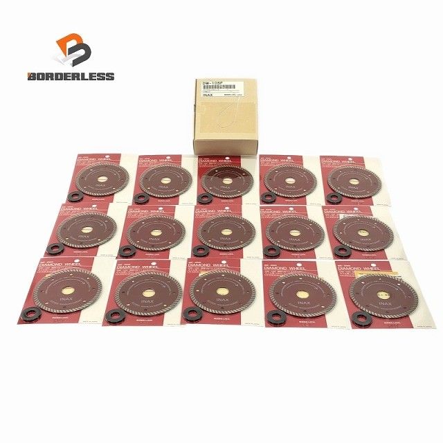 ♥品15枚セット LIXIL リクシル ダイヤモンドホイール DW-105F 105mm タイル用 硬質|厚物用 ダイヤモンドカッター 研削 替刃117102