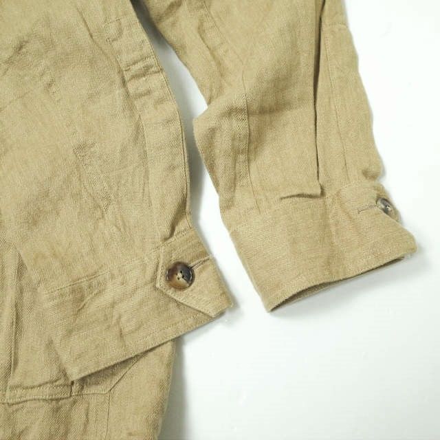 LES LESTON レスレストン 22SS 日本製 リネンサファリジャケット L