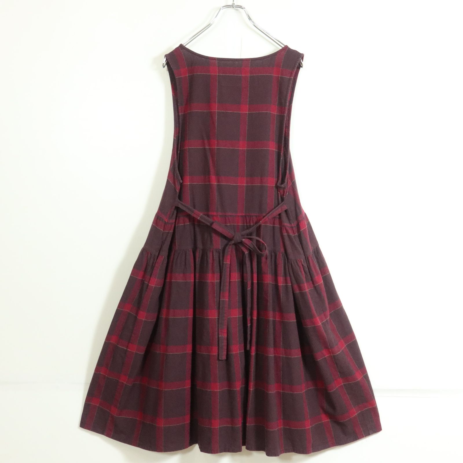 ビンクハウスノースリーブワンピース セール】 オリジナルチェックノースリーブワンピース （ロング・マキシ