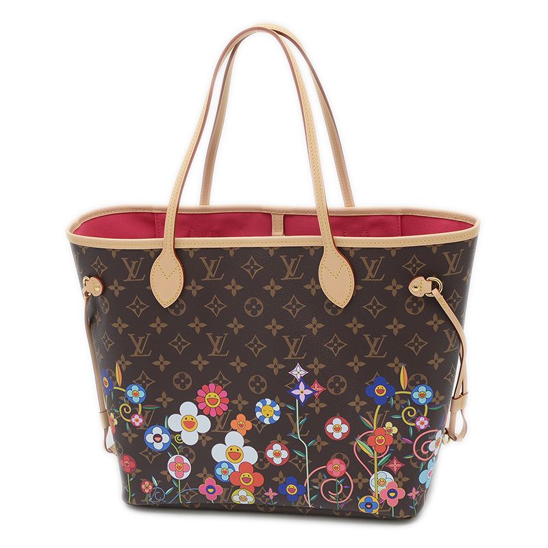 ルイ・ヴィトン LV×TM モノグラム ネヴァーフルMM ポーチ付き