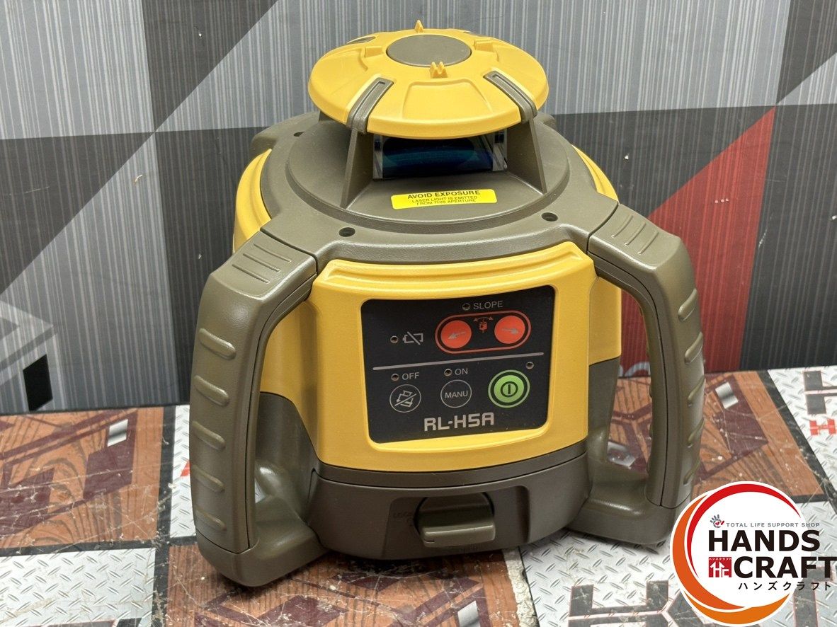 大特価品】【ジャンク品】トプコン RL-H5A 回転レーザー 受光器