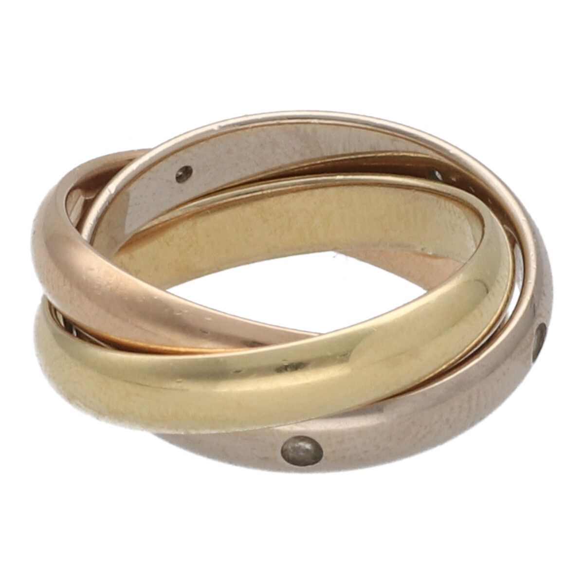中古】 Cartier カルティエ トリニティリング 5PD 49 B4236449