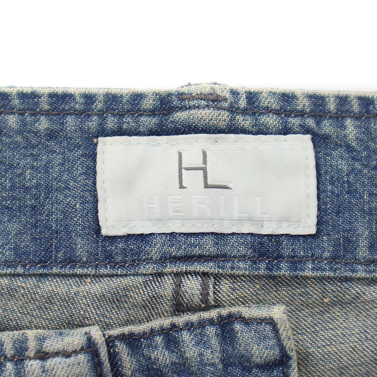 HERILL ヘリル 23SS Nepdenim M44 Trousers ヴィンテージ加工 モンキー HERILL ヘリル 23SS Nepdenim M44 Trousers ヴィンテージ加工 モンキー