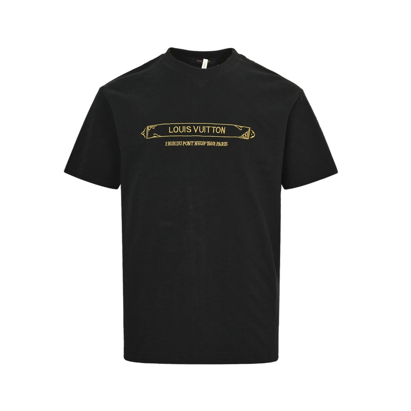 今日 Chrome Hearts 赤ロゴ十字架テープ刺繍水洗ホール T シャツ