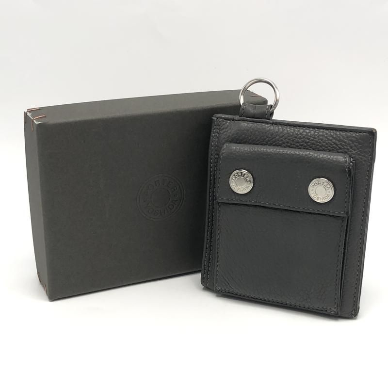 PORTER SQUARE PURSE 2つ折り財布 グレー PORTER SQUARE PURSE 2つ折り