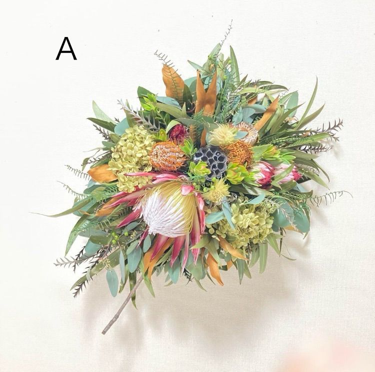 ハーフリース◇スモークツリー◇クリスマスローズ pink ♡スモーク