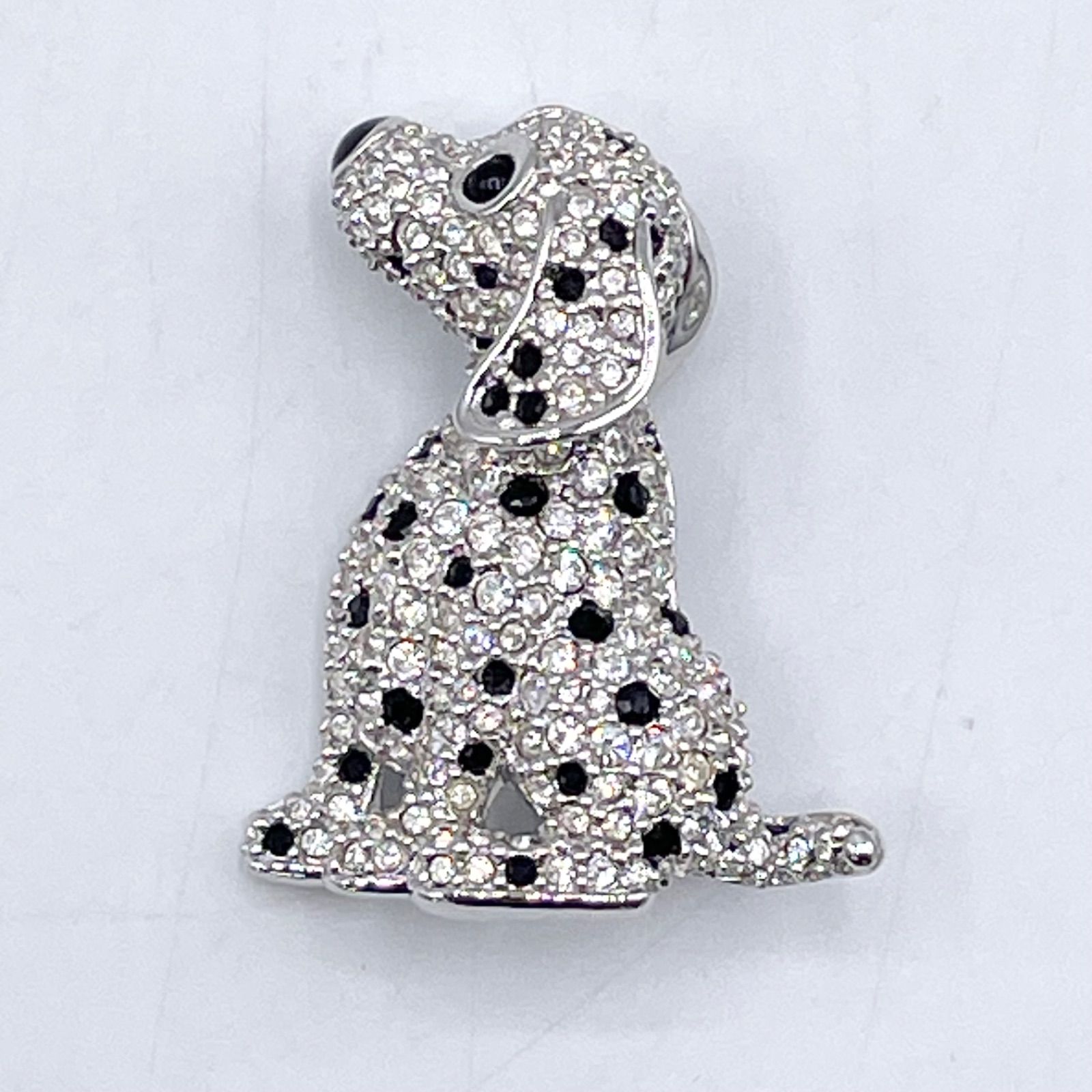 SWAROVSKI スワロフスキー ブローチ ダルメシアン ライン