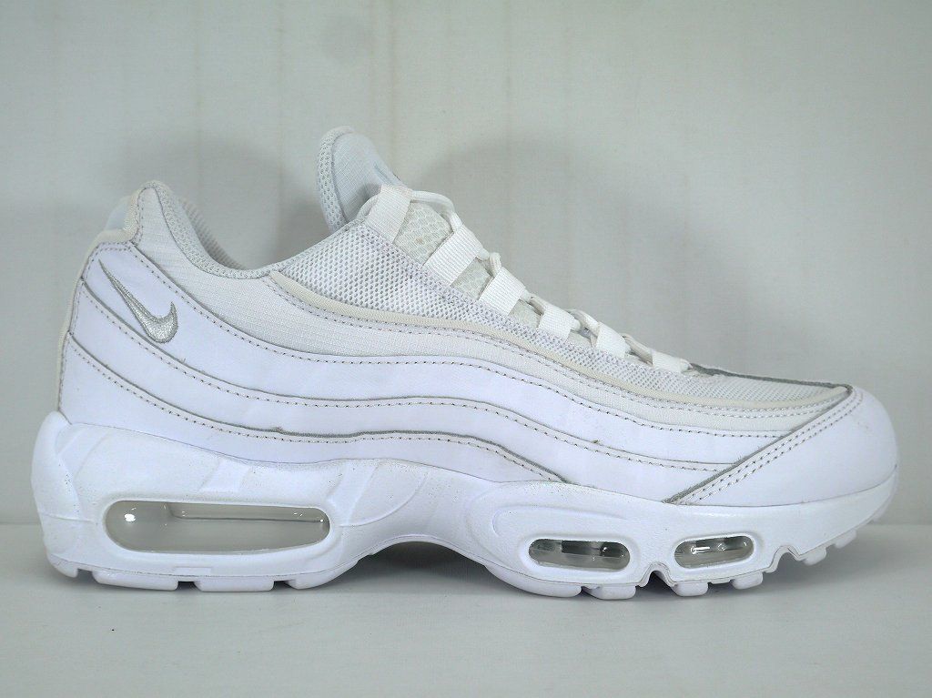 s23t-0111t【中古】NIKE AIR MAX 95 Essential White Grey Fog CT1268