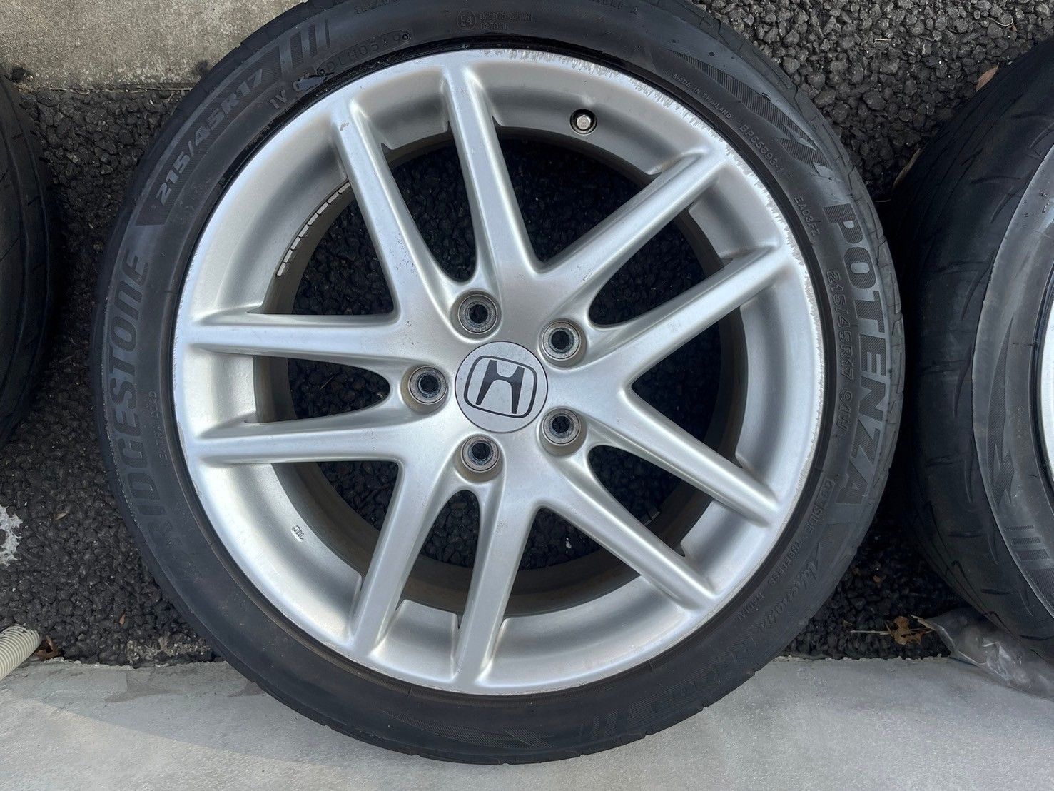 アコード ホンダ アコード CL7 ユーロR 純正ホイール タイヤ