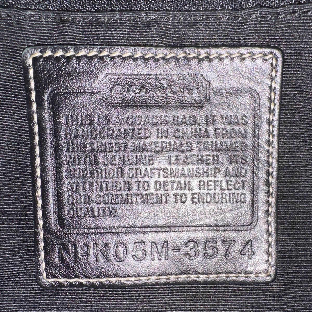 コーチ K05M-3574 ショルダーバッグ ブラック  COACH 斜め掛け シグネチャー コーチ K05M-3574 シグネチャー ショルダーバッグ 斜め掛け ショルダー