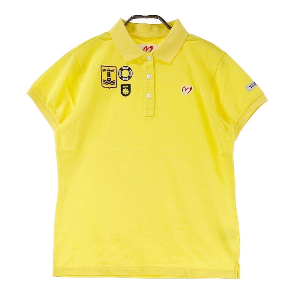 MASTER BUNNY EDITION ポロシャツ イエロー サイズ2 サイズ：2 MASTER BUNNY EDITION マスターバニーエディション 半袖