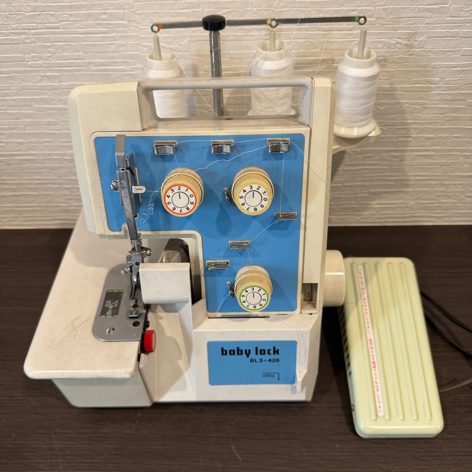 JUKI baby lock ベビーロック BL3-428 3本糸ロックミシン - メルカリ