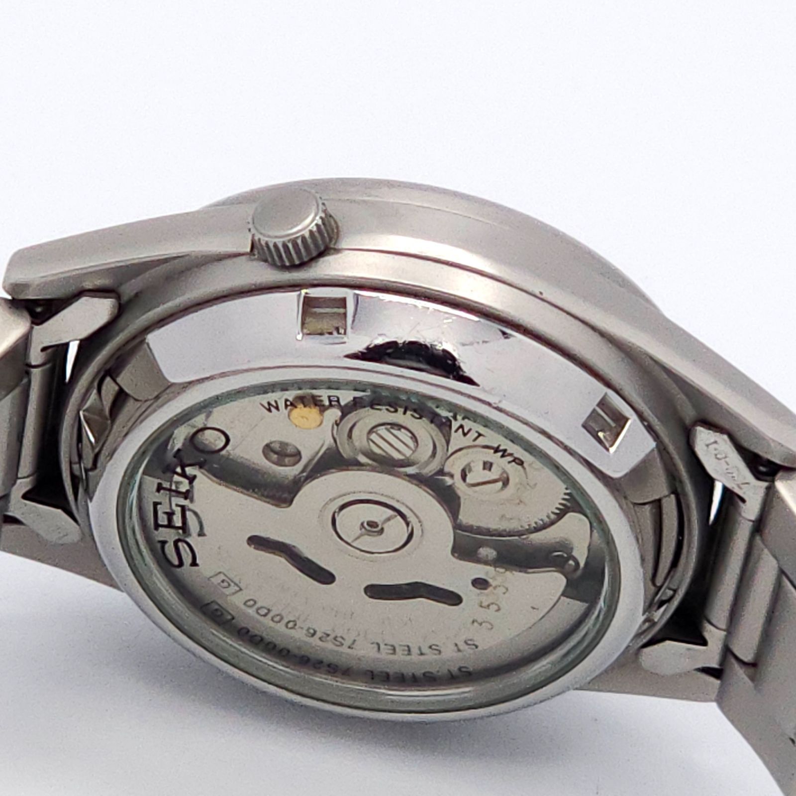 稀少セイコーミリタリー自動巻メンズ　7S26-00D0裏スケ　美品　12