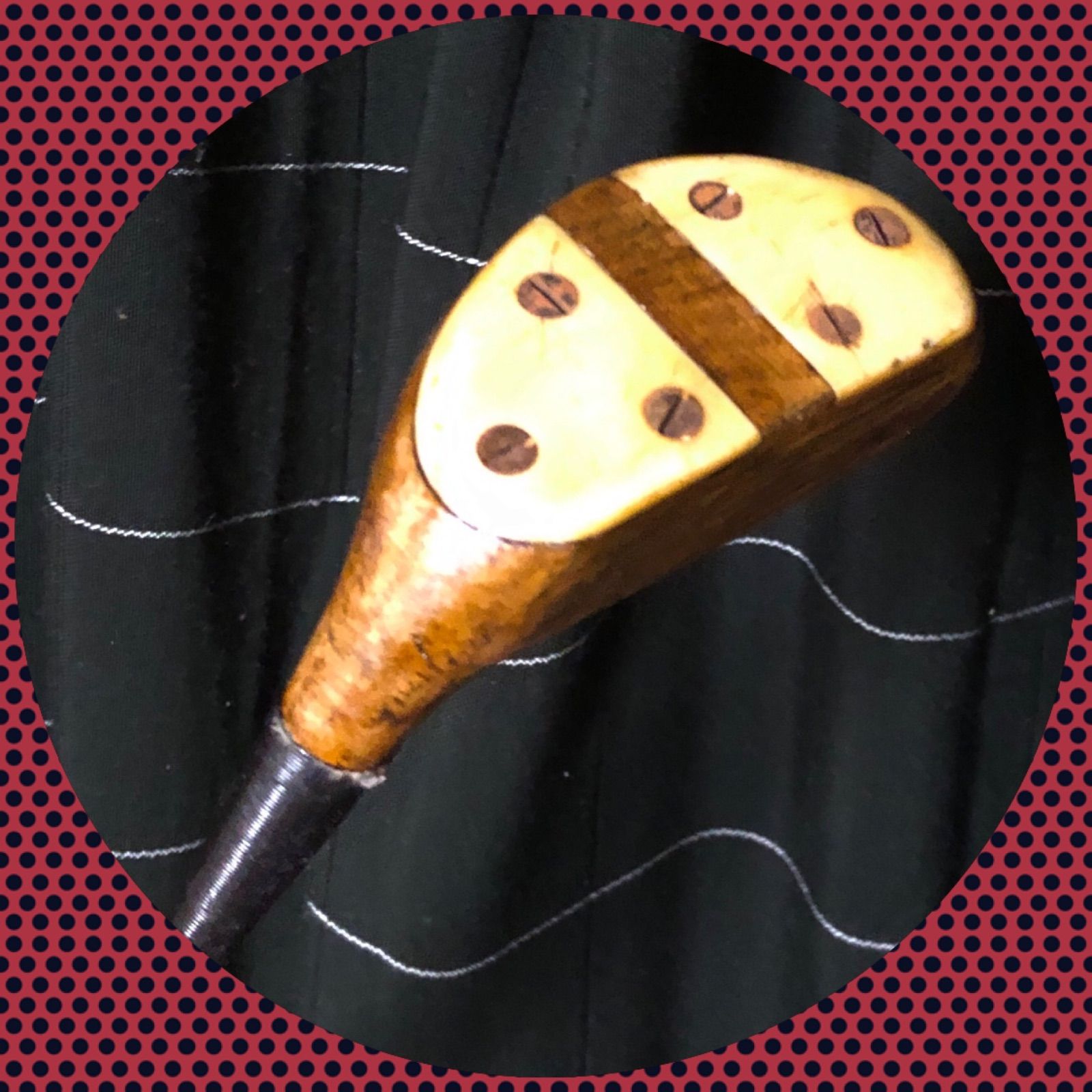 ☆57-31初入荷☆送料込み☆パター☆34インチ☆ヒッコリーパター