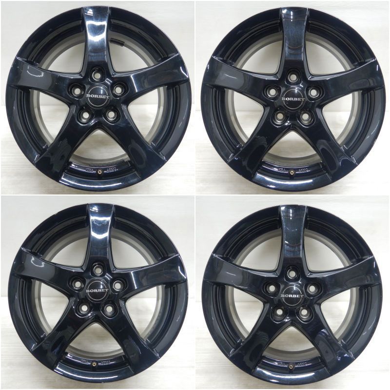 中古 16インチ アルミ BORBET 4本セット ゴルフ ゴルフ 中古 16インチ アルミ BORBET 4本セット ゴルフ ゴルフ