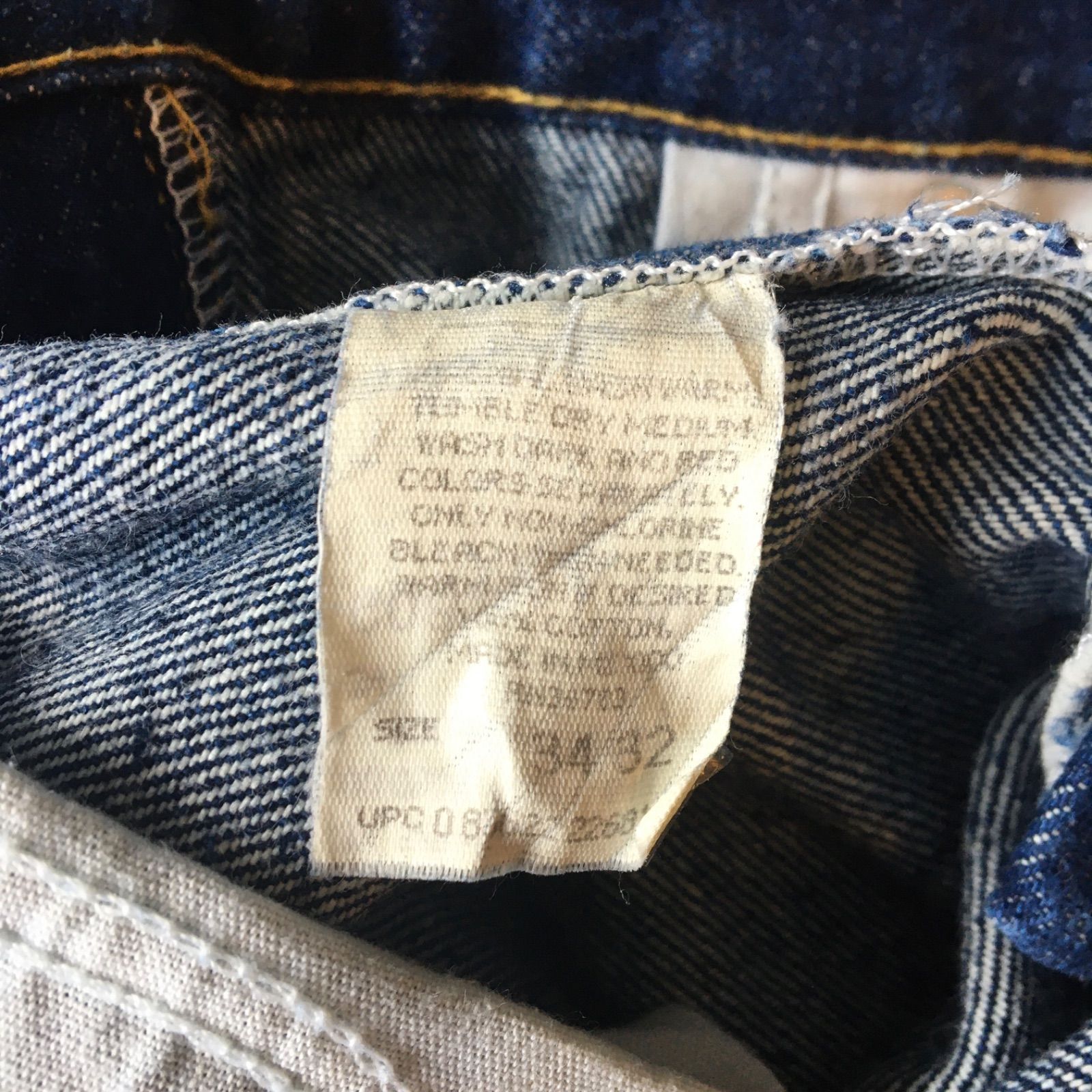 90s メキシコ製【Lee】リー オリジナル インディゴ デニム ジーンズ #200-8989 Jeans w34×L32
