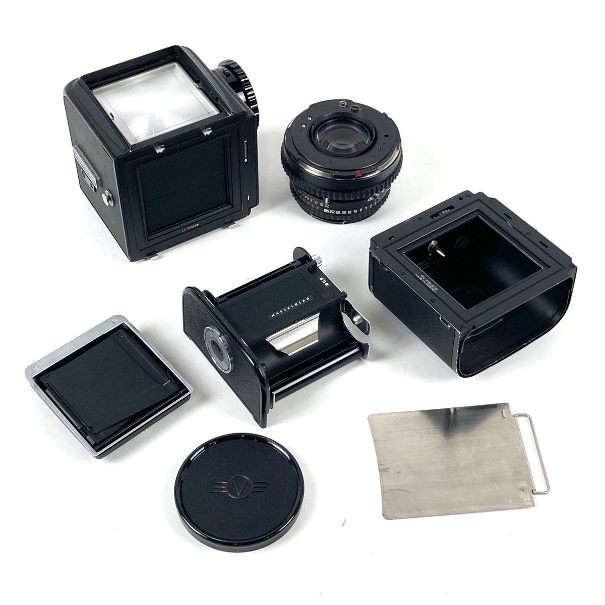 ハッセルブラッド500C／M＋Planar 80mm F2.8　 セット売り Hasselblad 500C/M + Planar 80mm f2.8 + A12 – FLASHBACK CAMERA