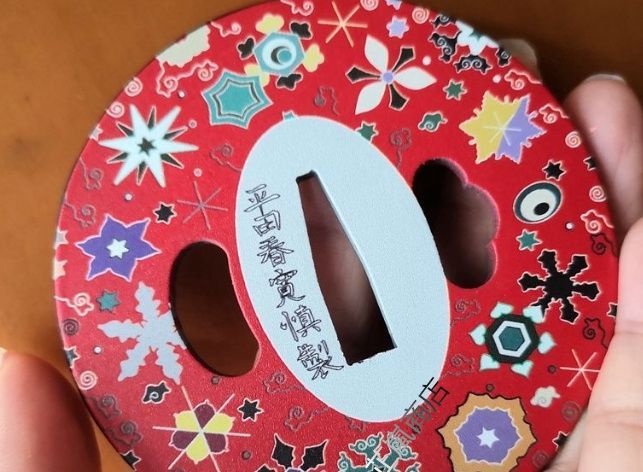 日本古銅刀装具 ⭐︎ 短刀拵え 縁頭 縁金 柄頭、植物模様の金属製鍔