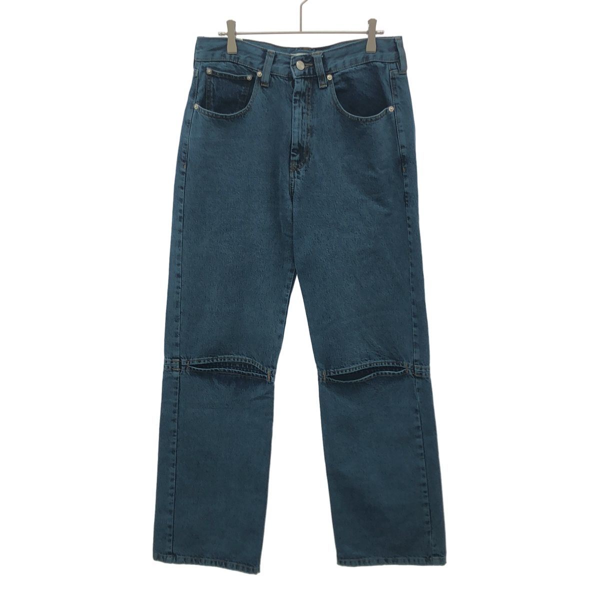 Namacheko isin denim ナマチェコ NAMACHEKO ナマチェコ ISIN DENIM ダメージデニムパンツ ブルー