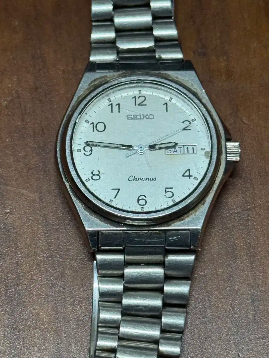 SEIKO セイコー クロノス ヴィンテージ メタル 時計 5H23-7060