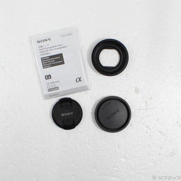  〔 品〕 FE 40 mm F 2 5 G 258 レンズ(ズーム) カメラ