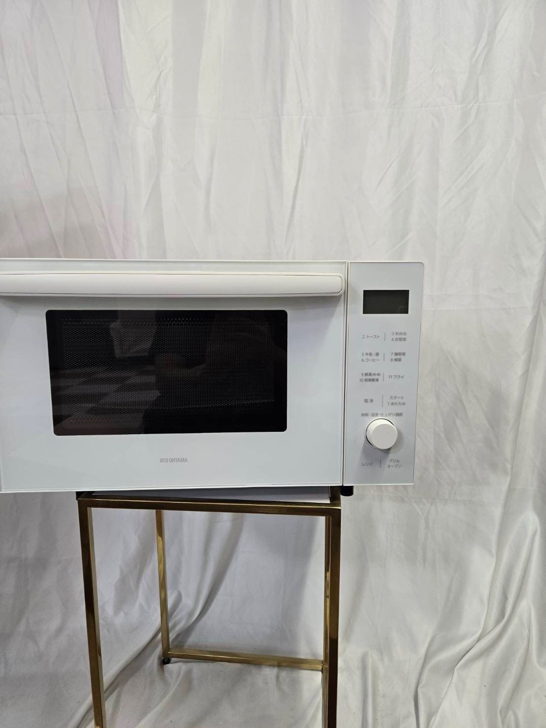 わっしょい2023年製アイリスオーヤマ　レンジMO-F1809-CW オーブンレンジ 18L MO-F1809-CW アイリスオーヤマ 電子レンジ