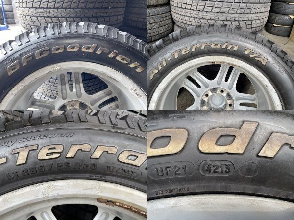 BF Goodrich All-Terrain T/A KO LT285/55R20】スパイクタイヤ【トヨタ ランクル200 純正ホイール 20インチ  8.5J5HPCD150+60】 (MTK443) - メルカリ