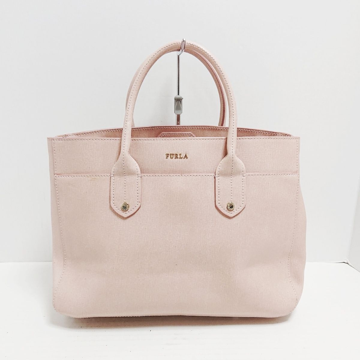 FURLA(フルラ) トートバッグ - ライトピンク レザー - メルカリ