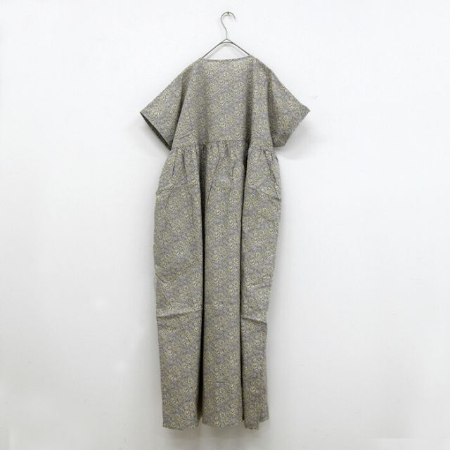 イチ ワンピース ichi 241105 フラワー ONE PIECE レディース 花柄 春夏 ゆったり 大人 フラワープリント 体型カバー きれいめ お出かけ 250406