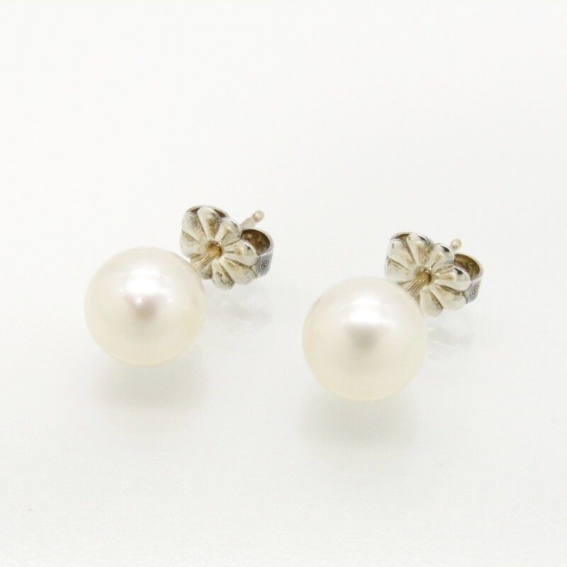 Tiffany-Co. ティファニー ピアス フレッシュウォーター パール 7-8mm ジーグフェルド 真珠 レディース 28011079