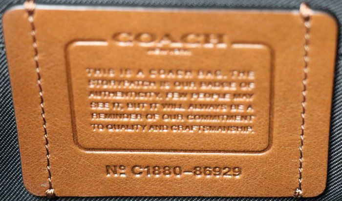 COACH】コーチ ブリーカー レザー バックパック ダークサドル 86929