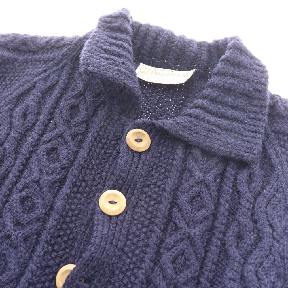INVERALLAN ネイビー ケーブルニットセーター INVERALLANのフリマ