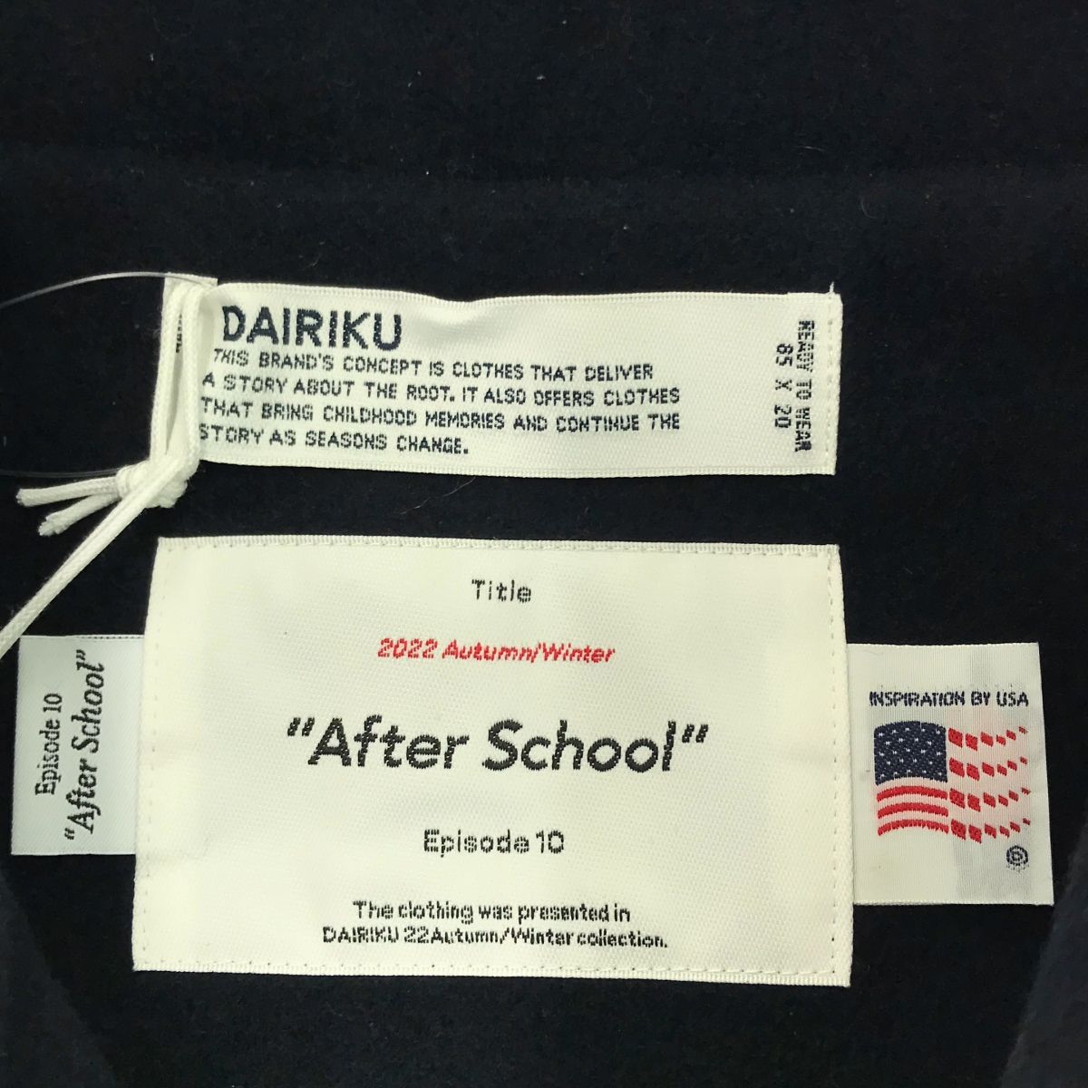 DAIRIKU ダイリク 22AW Brat Pack Raglan Stadium Jacket スタジャン 
