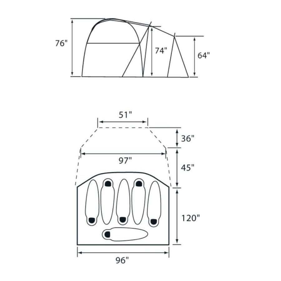 ノースフェイス THE NORTH FACE ウォールテント WAWONA 6P TENT ノースフェイス THE NORTH FACE ウォールテント WAWONA 6P TENT