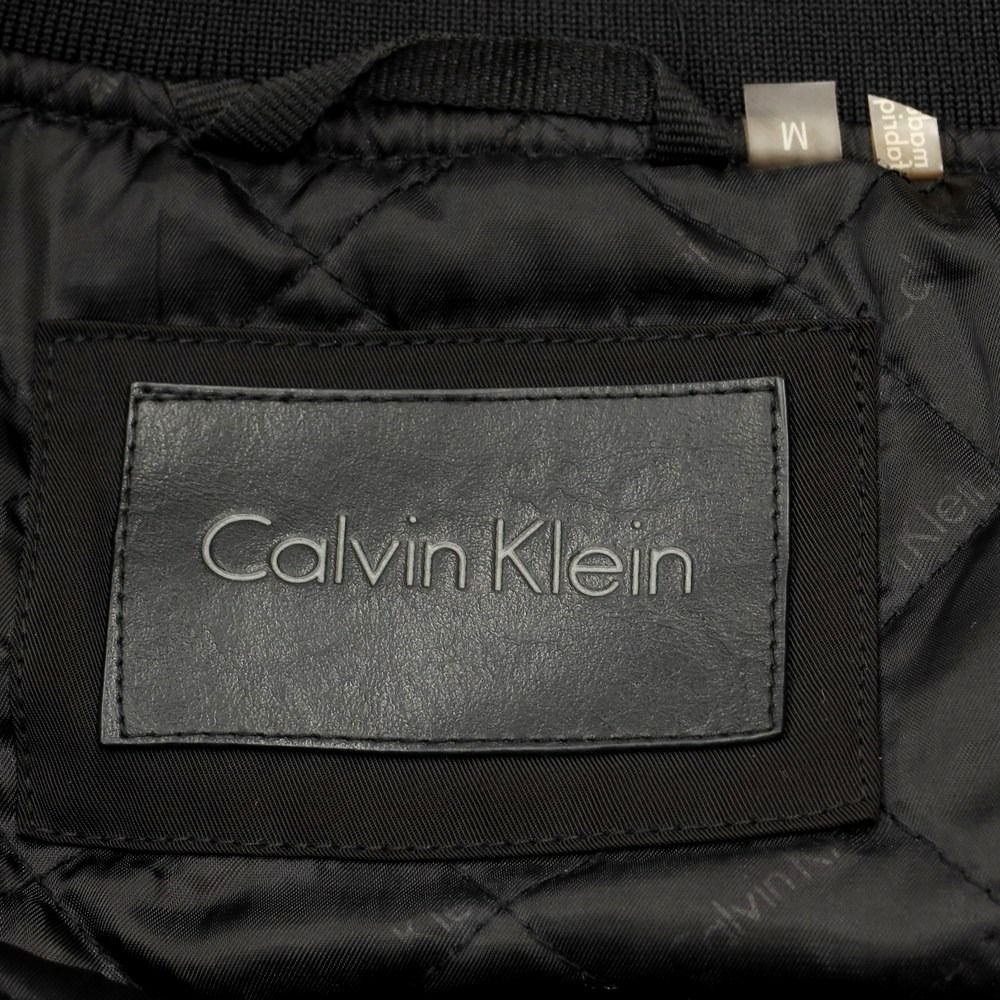 【中古】カルバンクライン Calvin Klein MA-1 ポリエステル 中綿ブルゾン ブラック【サイズM】【メンズ】-5
