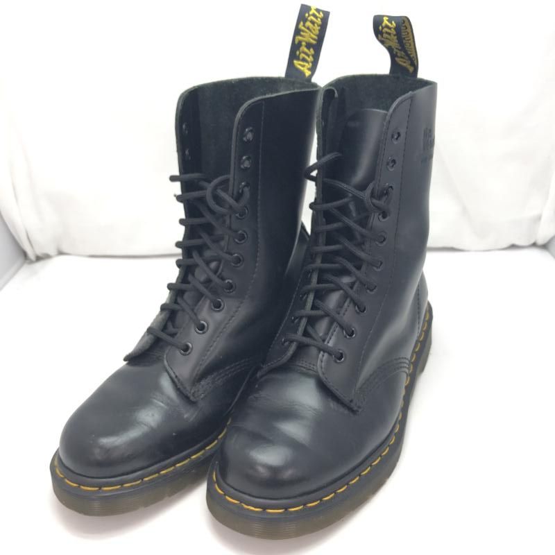 Dr.Martens 10ホールブーツ サイズ表記消 26cm相当 黒 ドクターマーチン 91