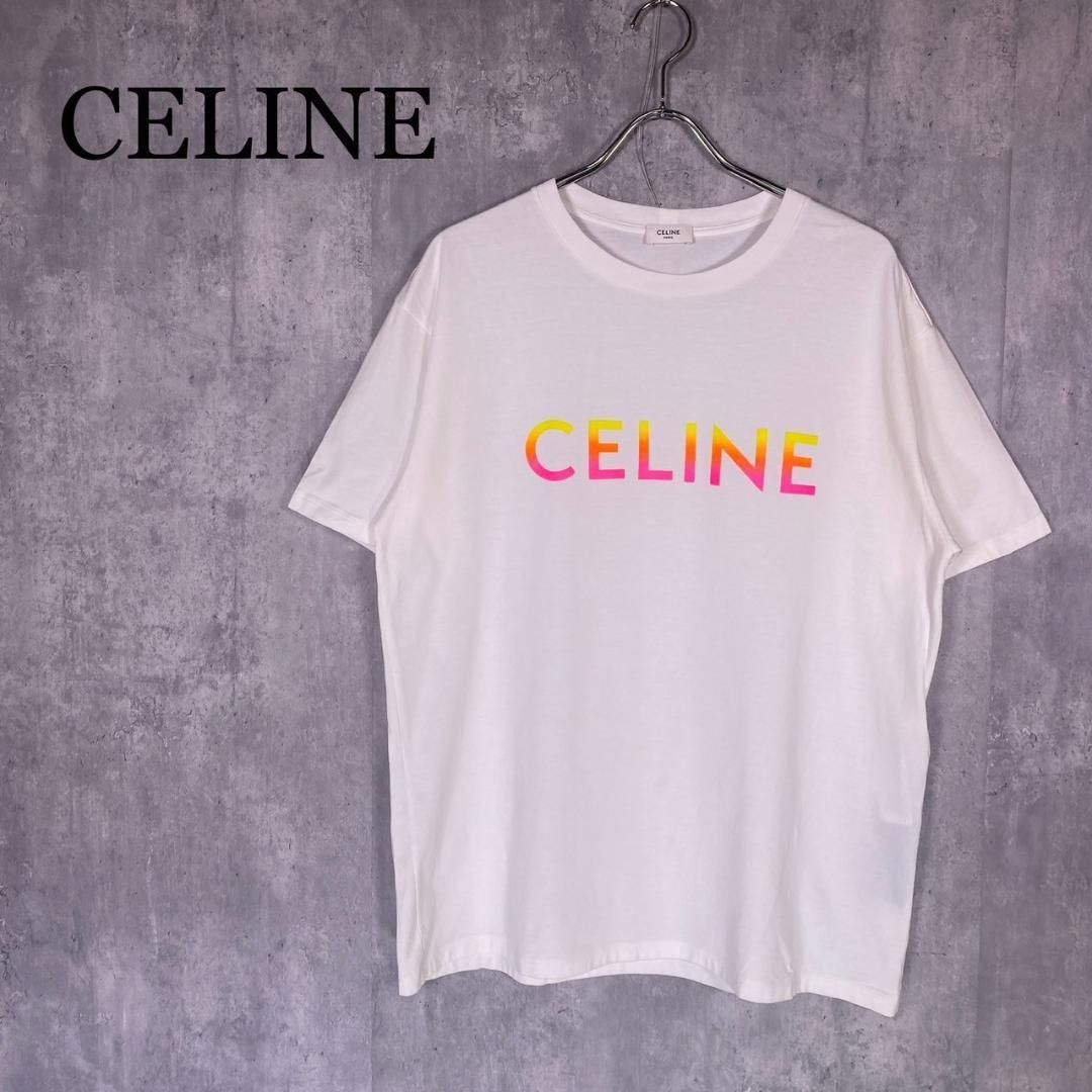 CELINE』セリーヌ (S) グラデーションロゴTシャツ 【公式通販】