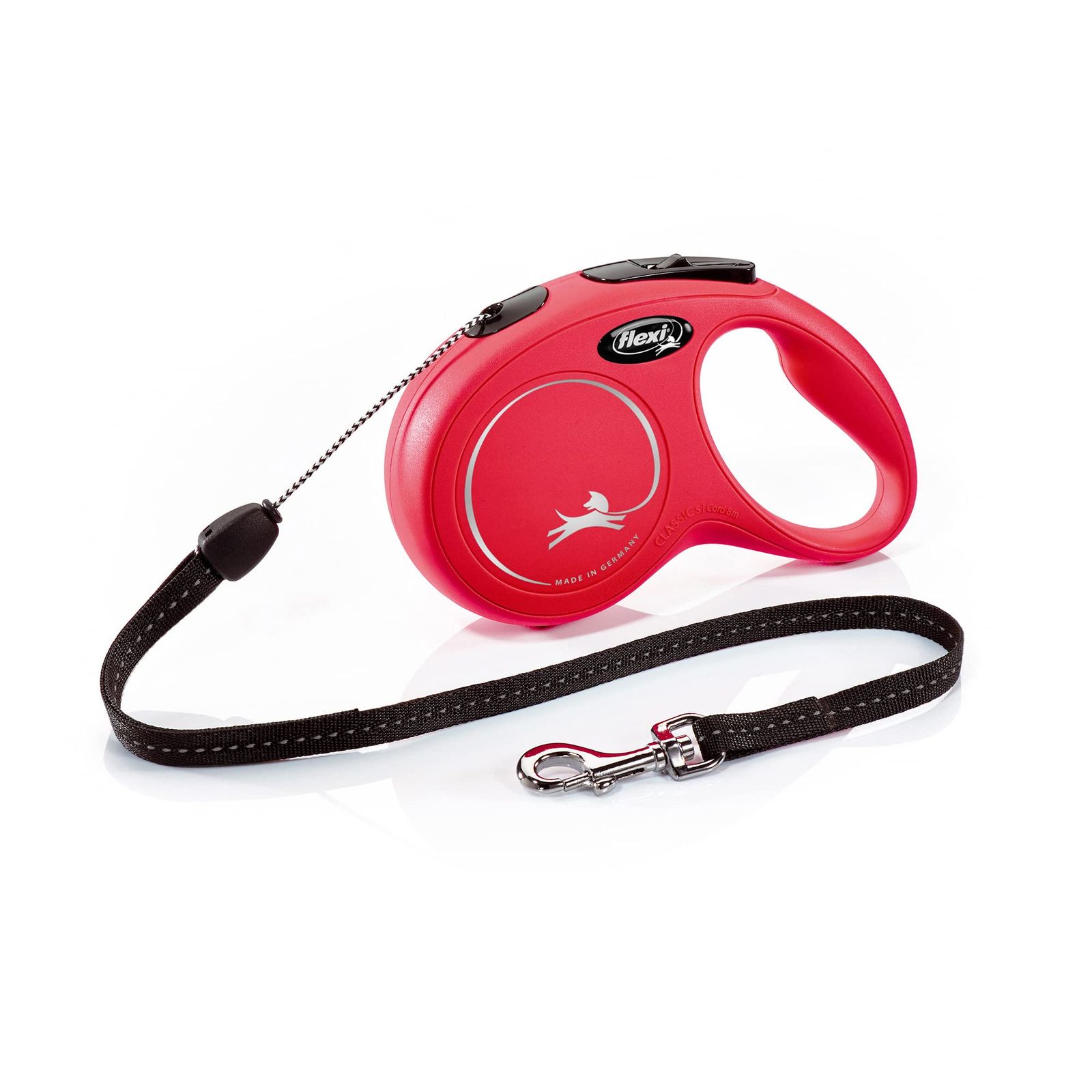 【人気商品】[犬用リード] レッド 8m S(12kg未満) コード ニュークラシック (flexi) フレキシ