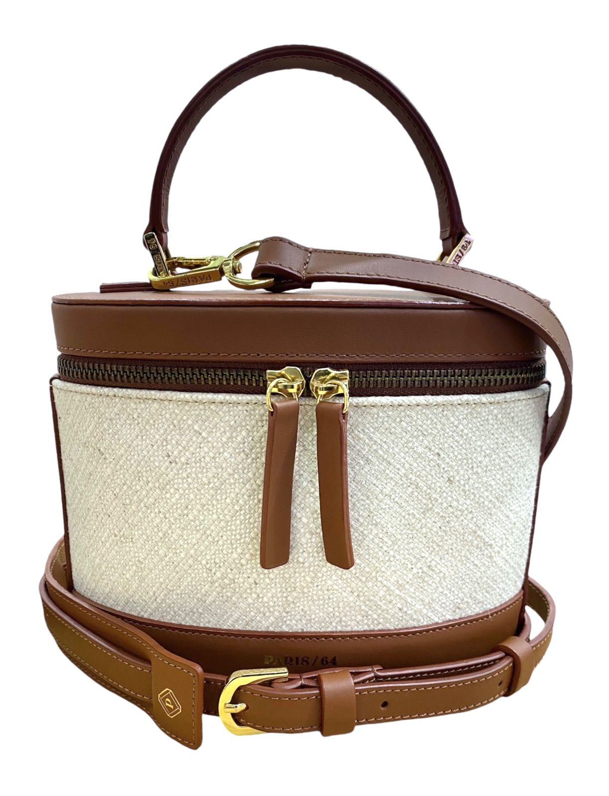 ☆EM1020 PARIS/64 バニティバッグ ブラウン 保存袋つき - メルカリ ☆EM1020 PARIS/64 バニティバッグ ブラウン 保存袋つき - メルカリ